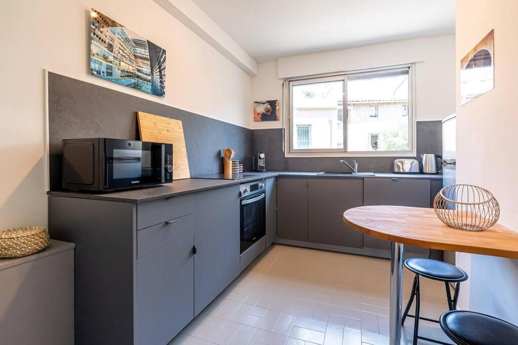 Le Meyrueis, T3, Clim, Terrasse, Centre Ville Montpellier Buitenkant foto